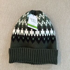 Time and Tru Dark Green Minecraft Beanie